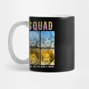 golden pride squad thank you for being a friend Mug